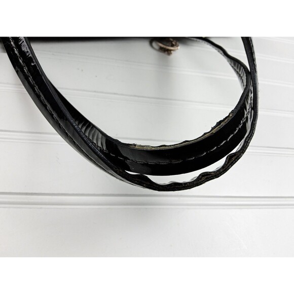 Coach Peyton Op Art Embossed Patent Carryall Double Zip F24607 Handbag Purse - Picture 13 of 13